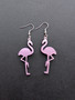 Flamingo earrings