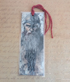 Kirjanmerkki viikinkisoturi