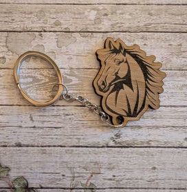 Horse keyring 