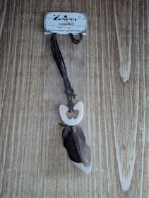 Moose bone necklace