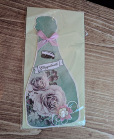 Bottle graduate card