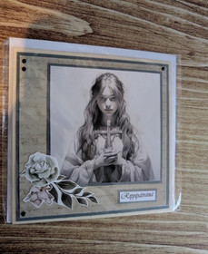 Girl confirmation card