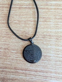 Tetragrammaton necklace black