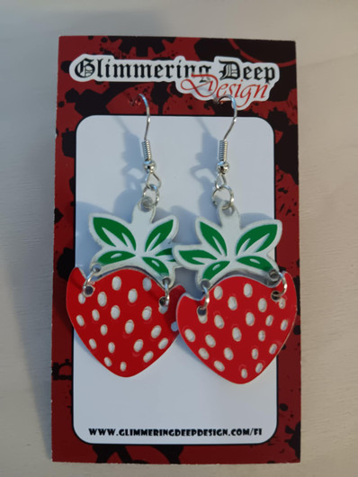 Strawberry earrings 