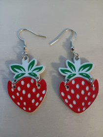 Strawberry earrings 