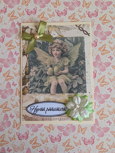 Fairy themed Easter card