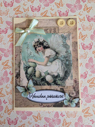Fairy themed Easter card