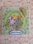 Handmade easter card yellow easter chick