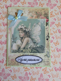 Pääsiäiskortti keiju 