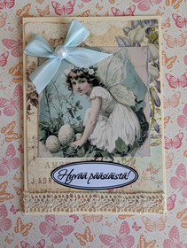 Pääsiäiskortti keiju 