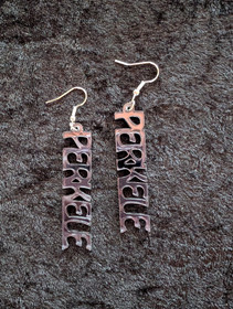 Musta peili Perkele korvakorut 