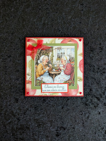 Card for grandmas day with coffee