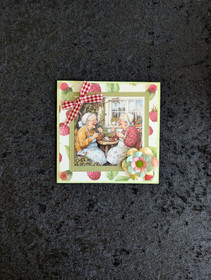 Card for grandmas day with coffee