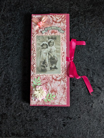 Suklaalevykortti ystävälle vintage