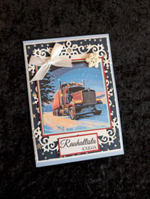 Christmas card truck