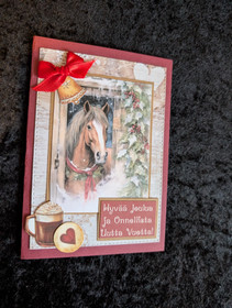 Horse Christmas card