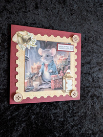 Christmas Card Mouse