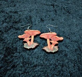 Chanterelle earrings 
