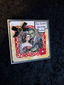 Frankenstein christmas card