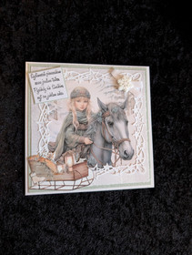  Christmas card with elf