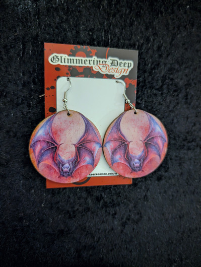 Bat earrings