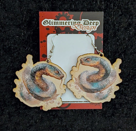 Snake earrings