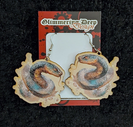 Snake earrings