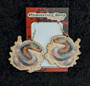 Snake earrings