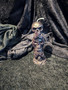 Black beeswax skull candle 