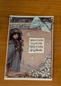  Christmas card with elf