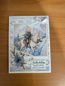  Christmas card with elf