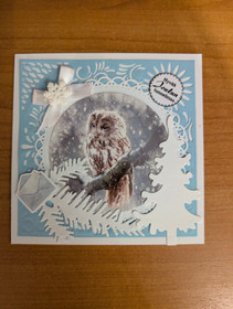Christmas Card Owls 