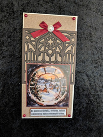 Talvimaisema joulukortti