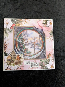 Talvimaisema joulukortti