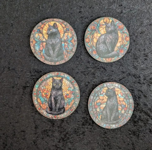 Cat coaster set