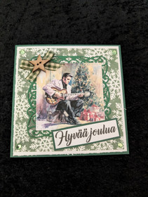 Elvis Presley joulukortti 