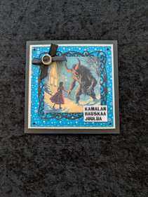 Krampus joulukortti