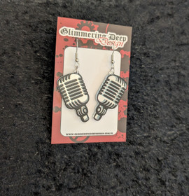 Microphone earrings 
