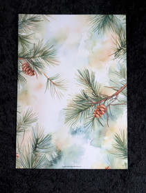 Wallpaper sheet nature pine branches 4