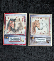 Horse-themed cards for a friend