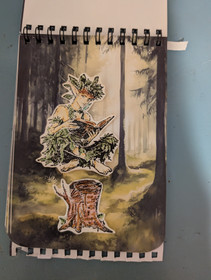 Stamp Green Forest Fairies fairy Kael