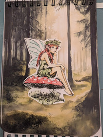 Stamp Green Forest Fairies fairy