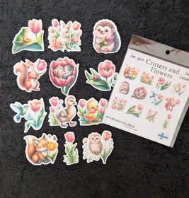 Die cuts critters and flowers