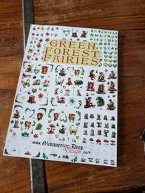 Green Forest Fairies cut-out book 