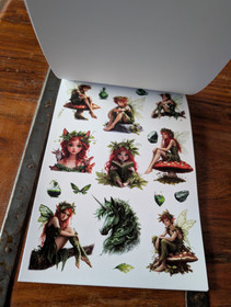 Green Forest Fairies cut-out book 