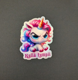 kyllä tympii vinyl sticker