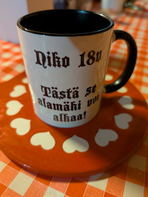 Mug with your own photo and/or text