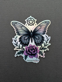 Hologram sticker butterfly 1