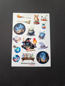 Clear vinyl sticker sheet magic