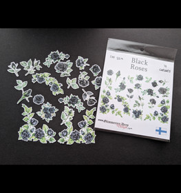 Die cuts Black roses